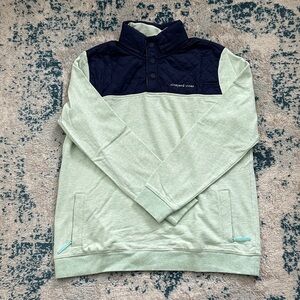 Vineyard Vines Performance Mint and Navy Pullover NWT medium